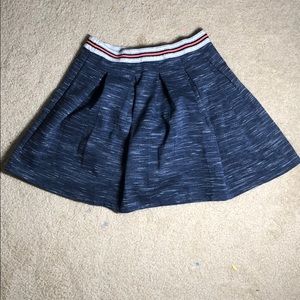 Blue skirt with silver lining super cute